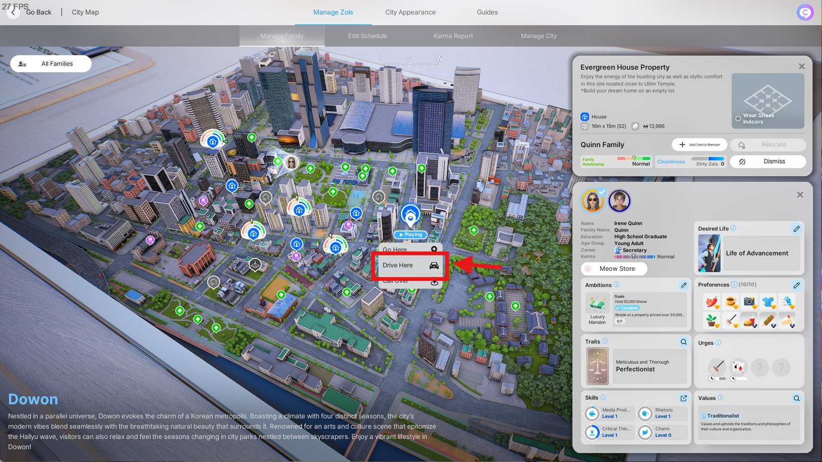 InZOI How to Fast Travel 3