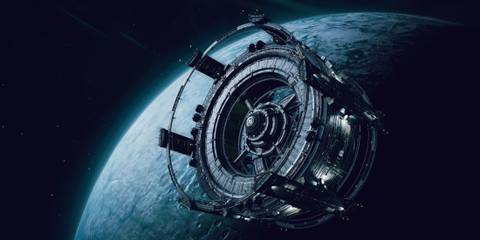 IXION space station above a planet