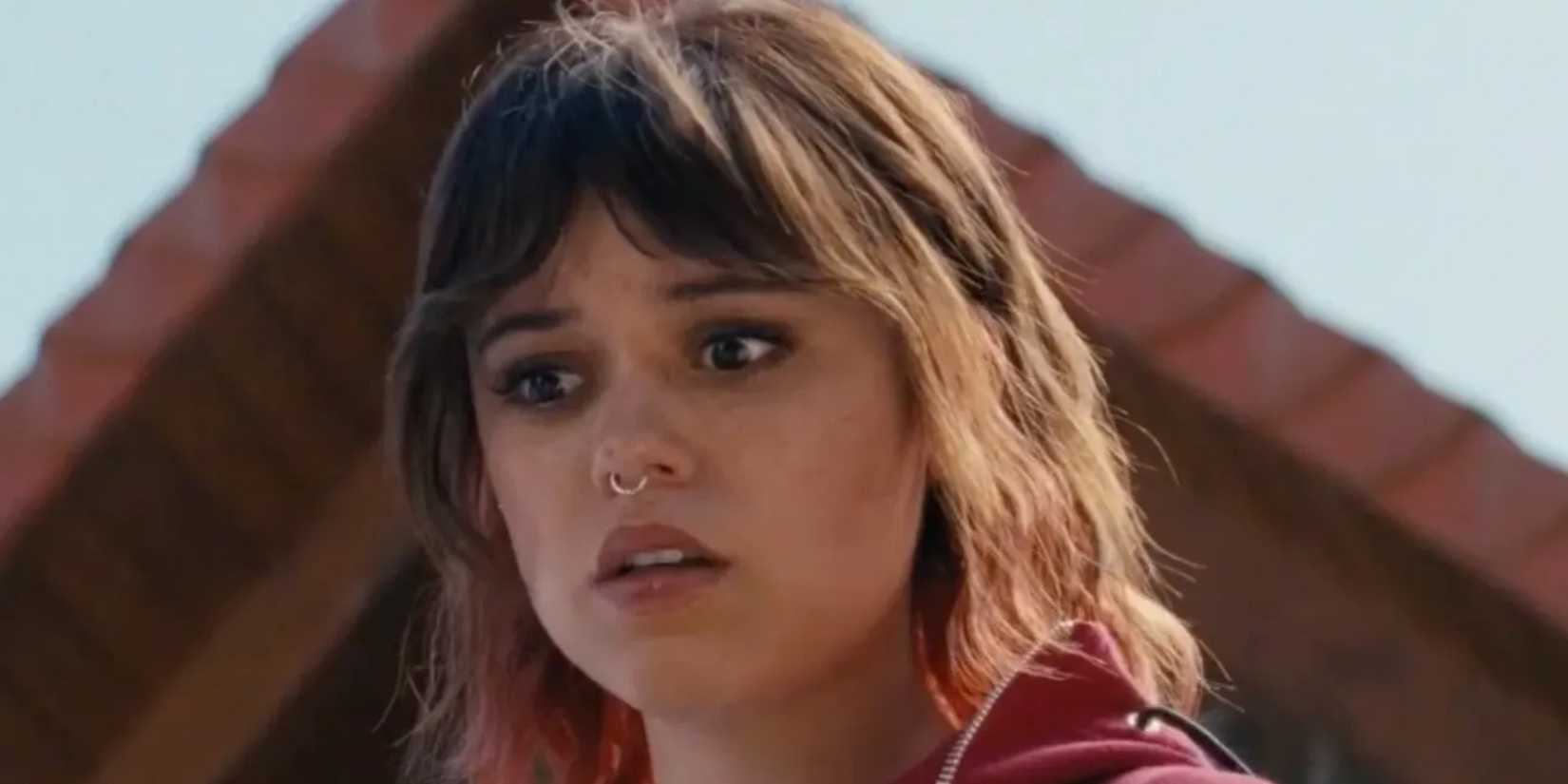 Ridley (Jenna Ortega) in Death of a Unicorn