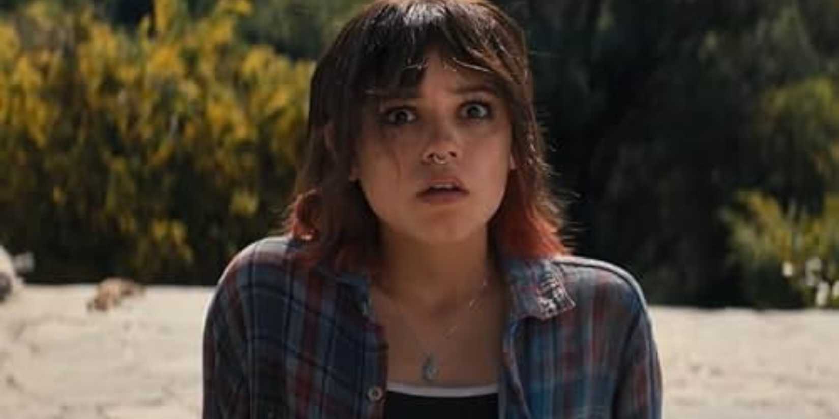 Ridley (Jenna Ortega) in Death of a Unicorn