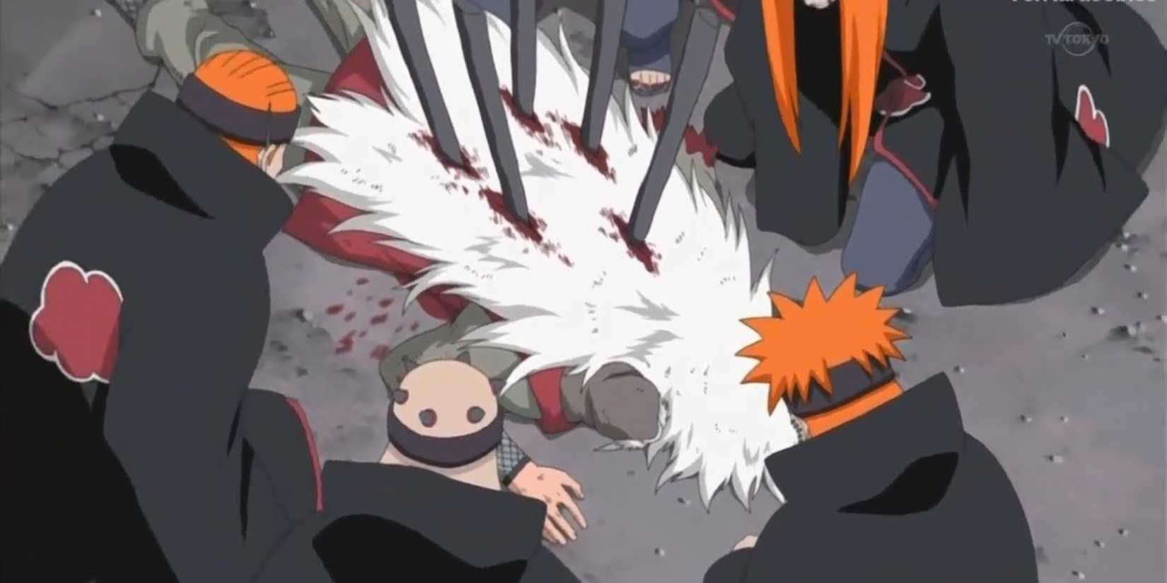 Jiraiya vs. Pain in Naruto
