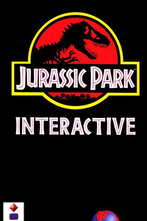 Jurassic Park Interactive video game cover art tag