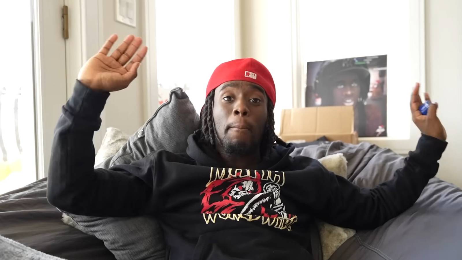 kai cenat buys family's shopping cart walmart