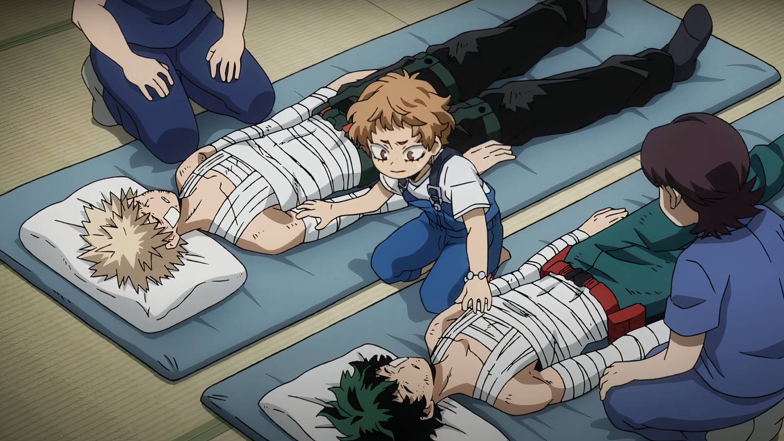 katsuma heals deku and bakugo