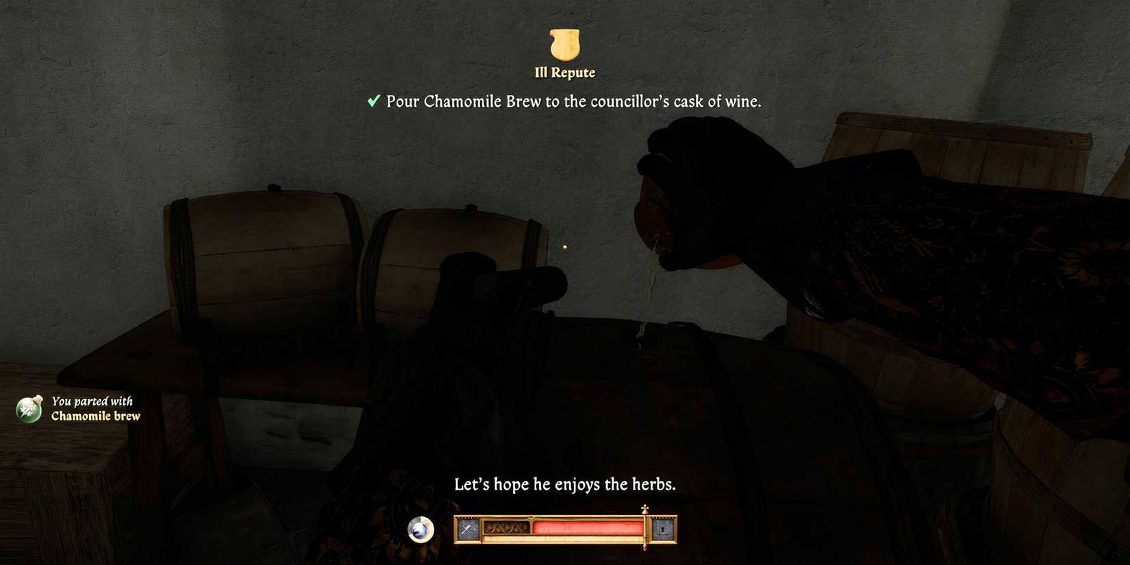 Kingdom Come Deliverance 2 - Naaz's Wine Cast Ill Repute