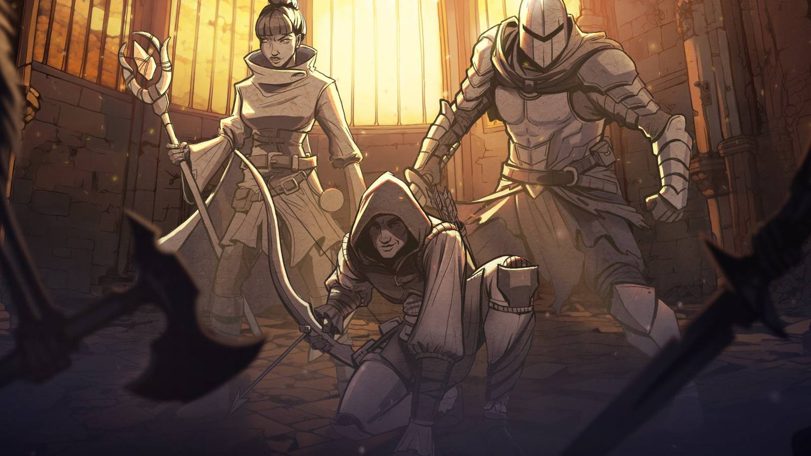 Knights in Tight Spaces Key Art