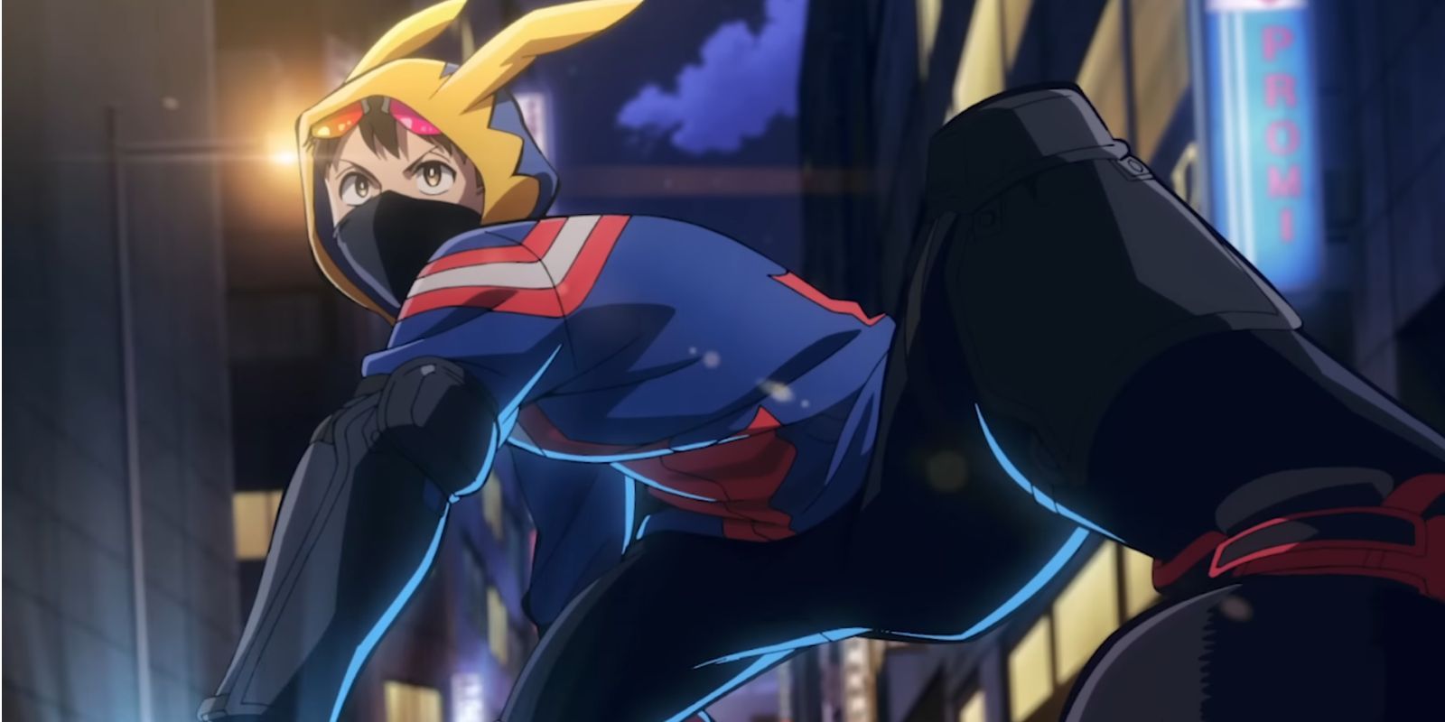 picture: koichi haimawari in mha vigilantes trailer.