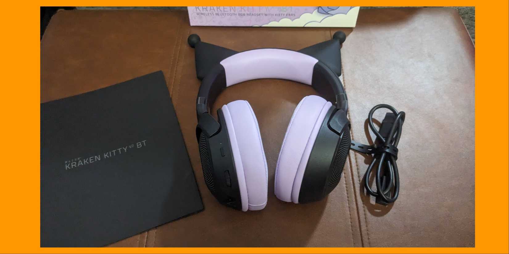 kuromi headset box contents