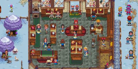 Kynseed socializing at an inn