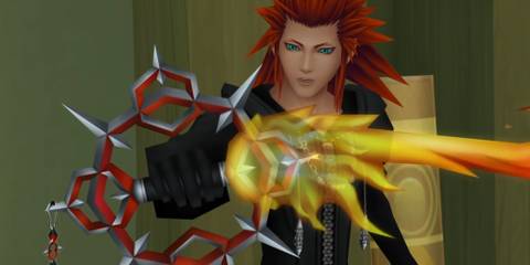 Lea reveals his new Keyblade.