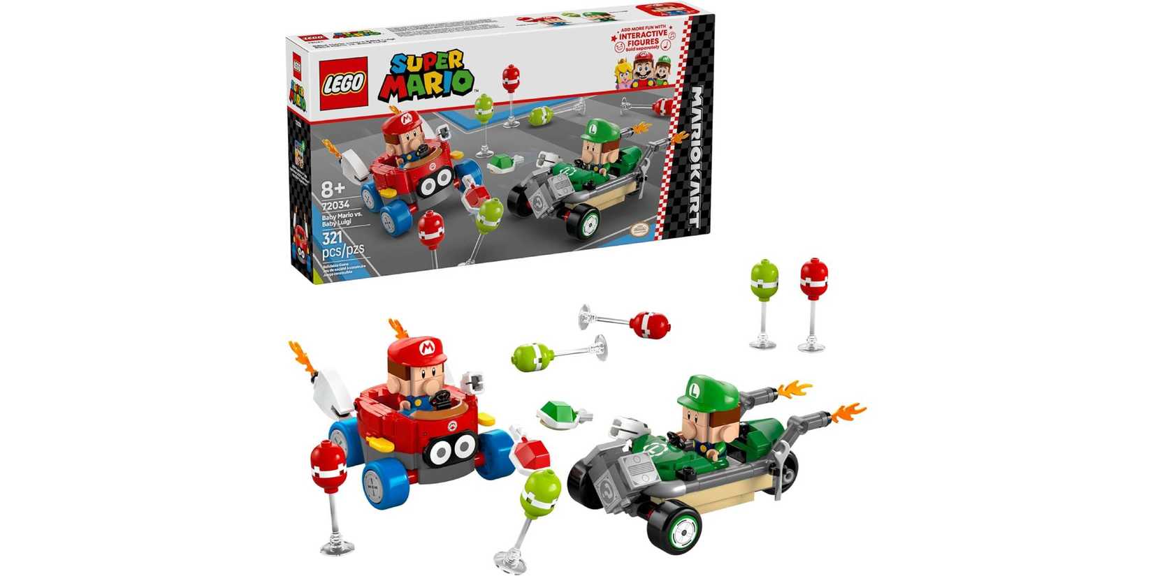 LEGO Super Mario_ Mario Kart Baby Mario vs. Baby Luigi