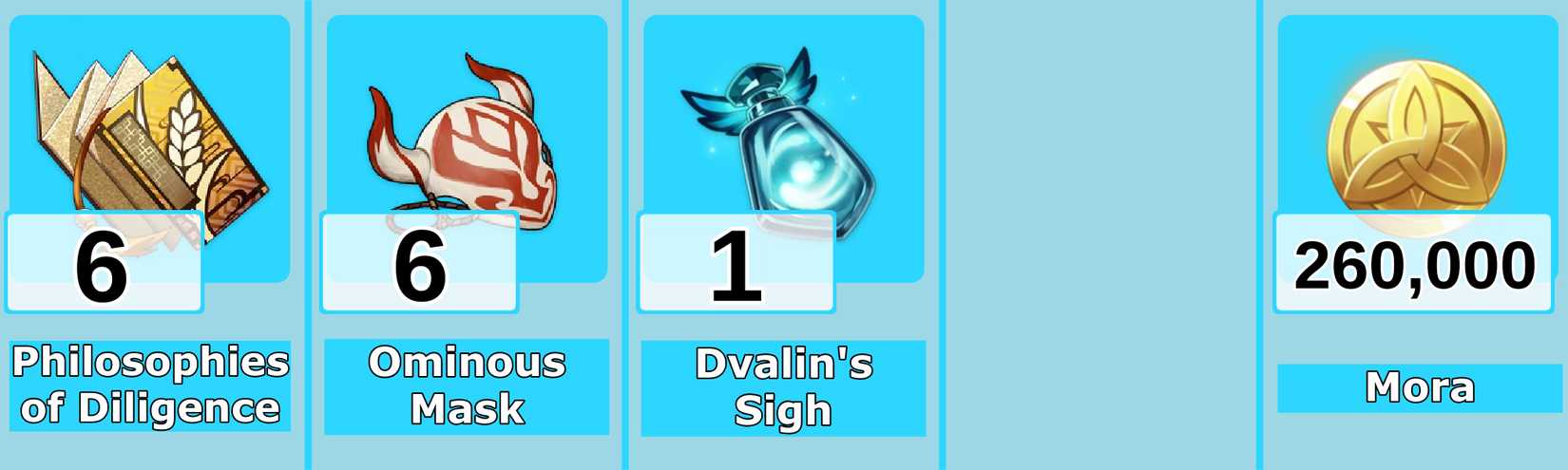 Level 8 Chongyun Talent Materials - Genshin Impact