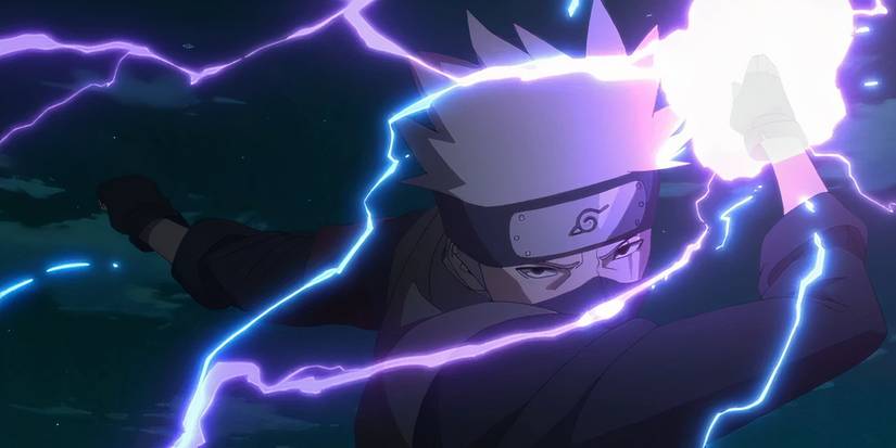 Lightning Release Purple Electricity Kakashi