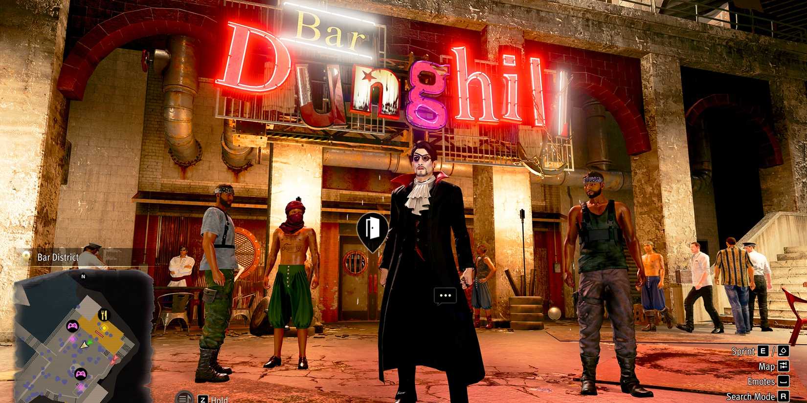 Like A Dragon Pirates bar dunghill