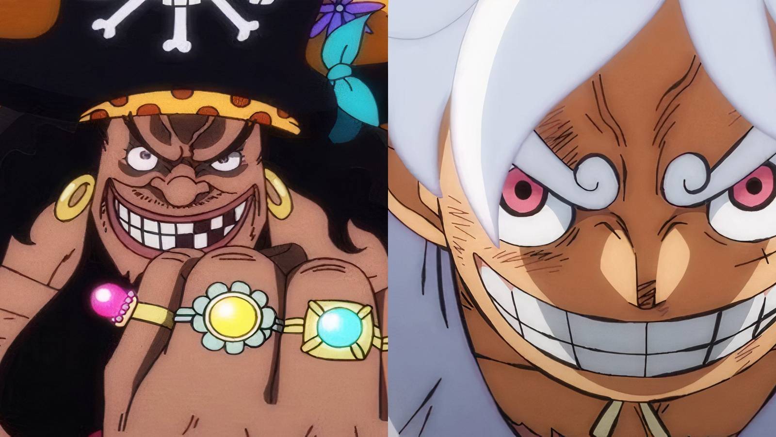 Luffy Blackbeard One Piece