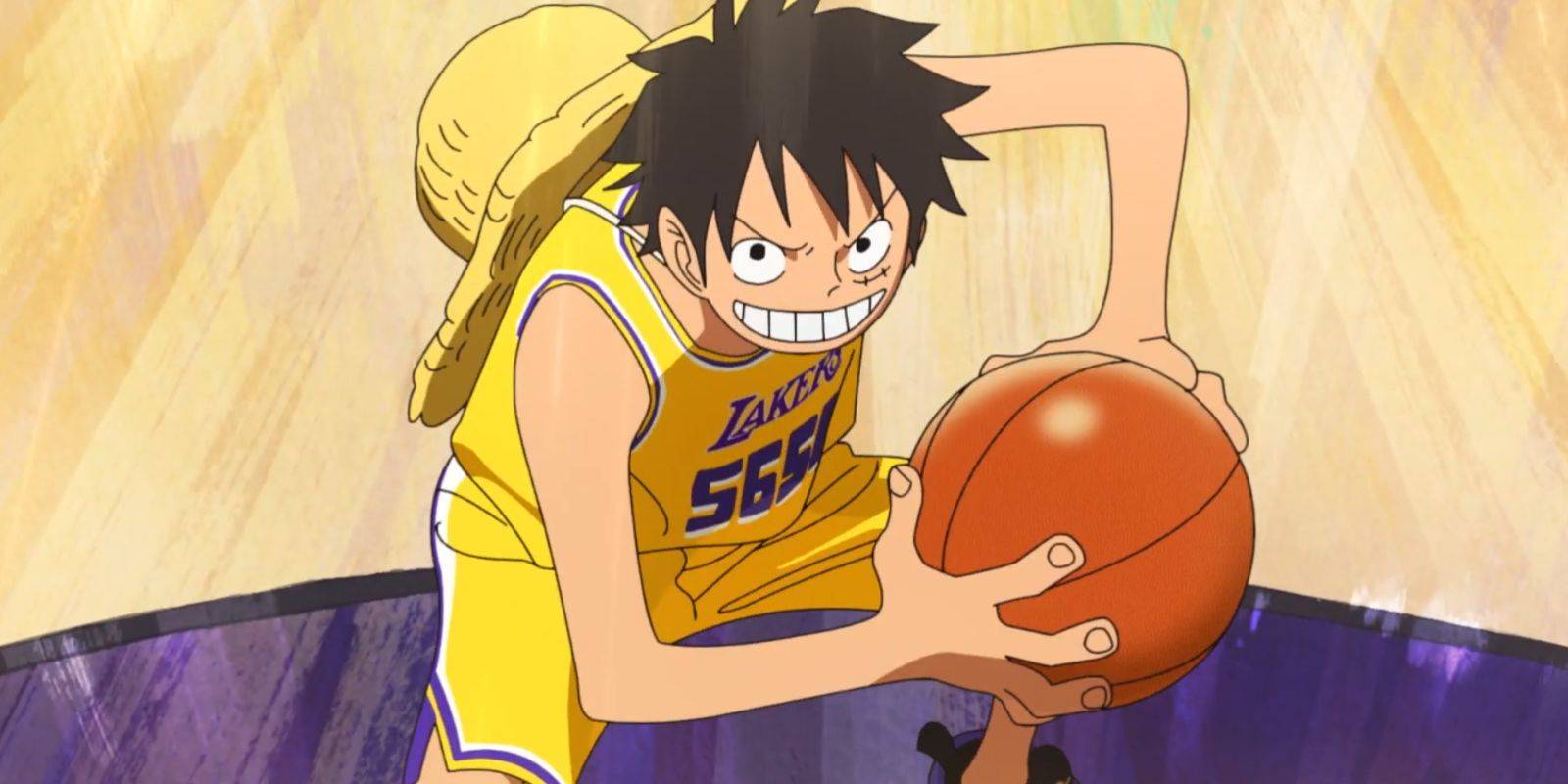 luffy lakers anime