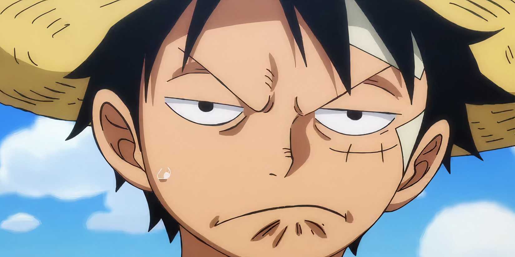 Luffy One Piece Frustrated