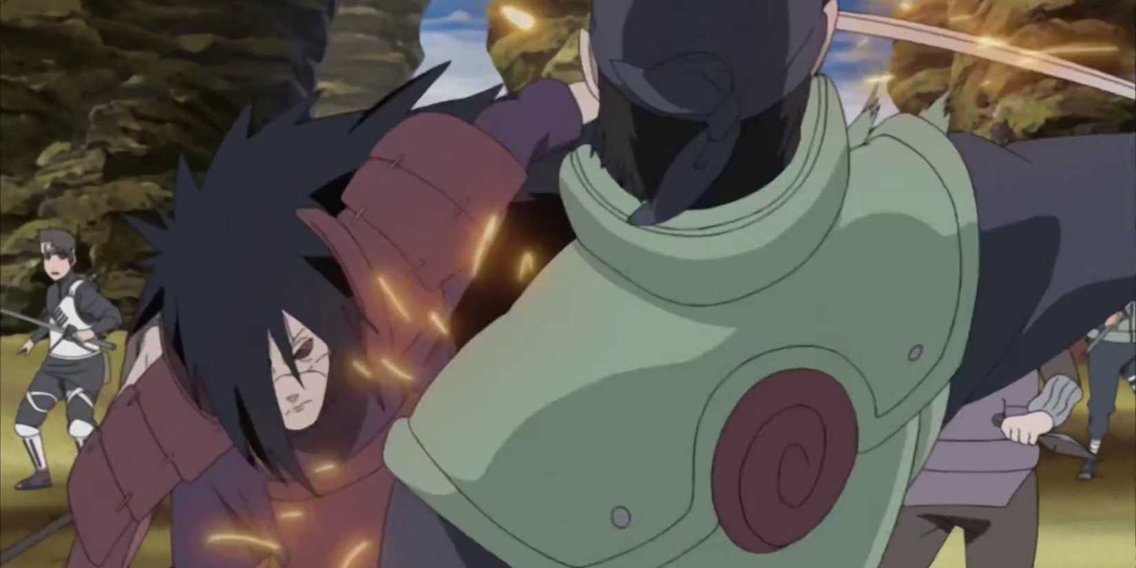 Madara vs. the Fourth Division in Naruto