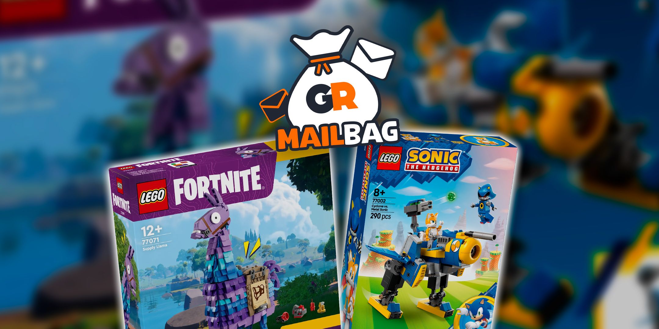 LEGO Fortnite and LEGO Sonic boxes