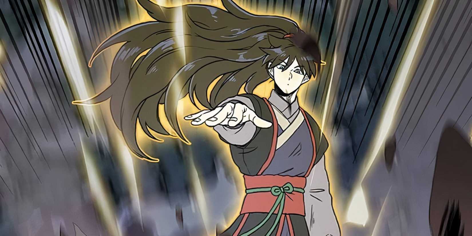 main character of The Scholar’s Reincarnation using his powers on someone. Cropped