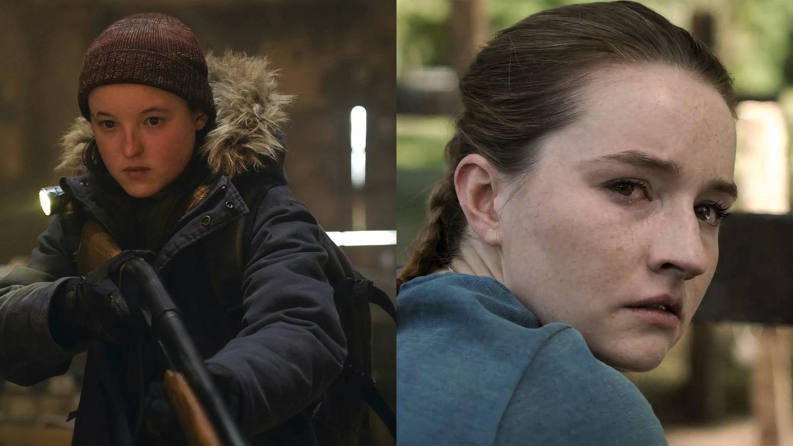 The Last of Us HBO season 2 Ellie and Abby side by side