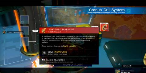 Making Bone Meals for Iteration Cronus No Man's Sky