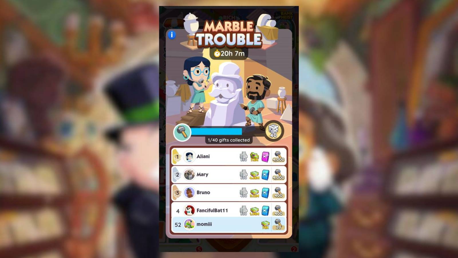 marble trouble monopoly go