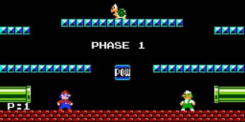 mario bros 1983 mario and luigi green pipes