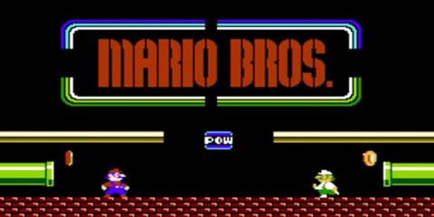 mario bros 1983 title screen