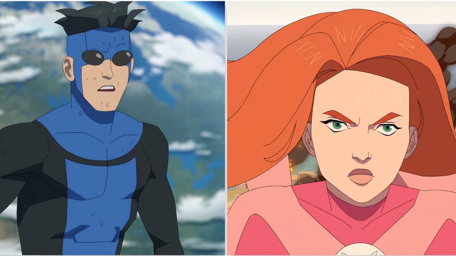 Mark and Eve in Invincible Season 3