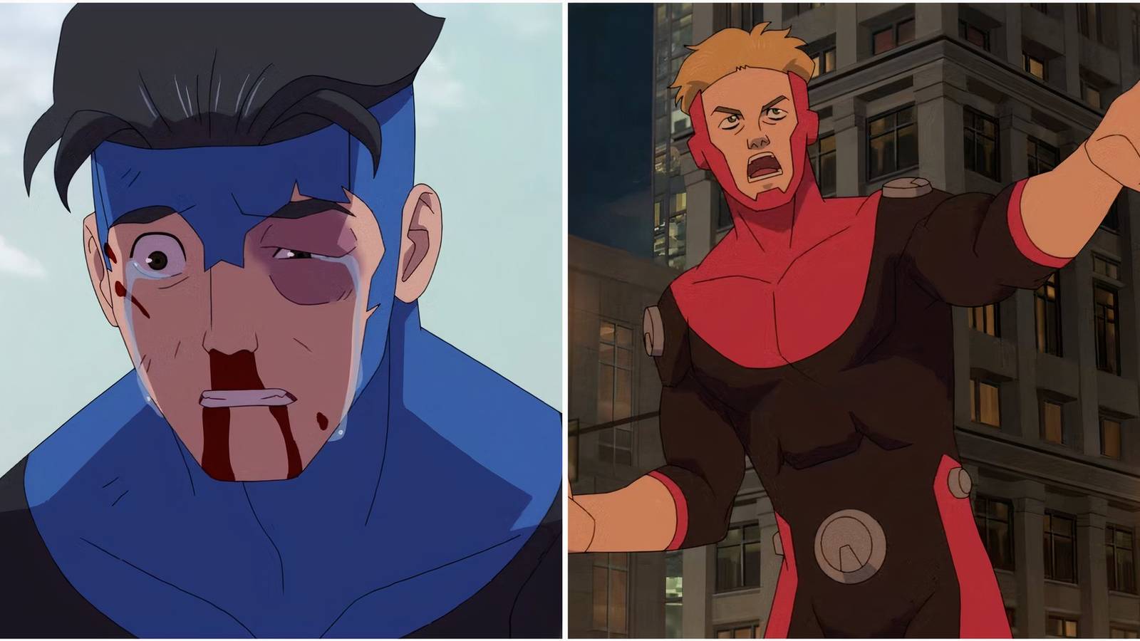 Mark and Powerplex in Invincible Season 3