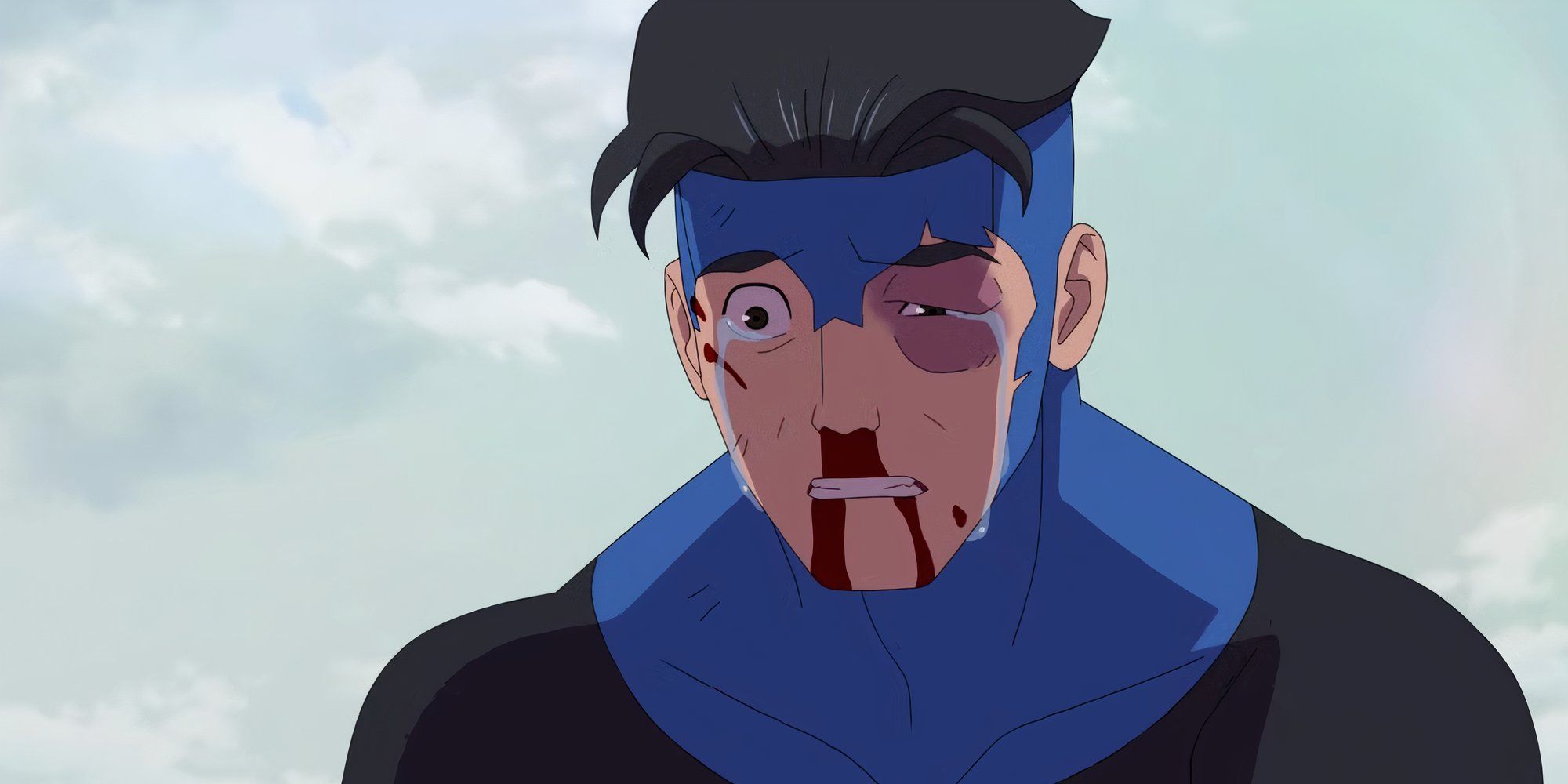 Mark crying in Invincible Season 3