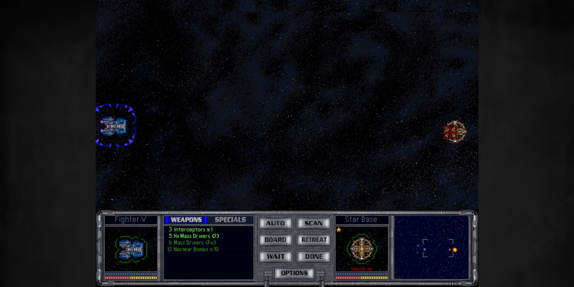 Master of Orion 2 Battle at Antares space battle