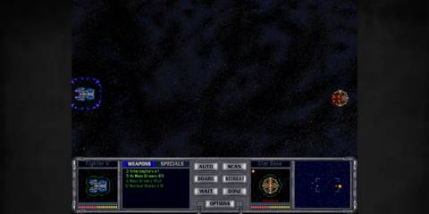 Master of Orion 2 Battle at Antares space battle