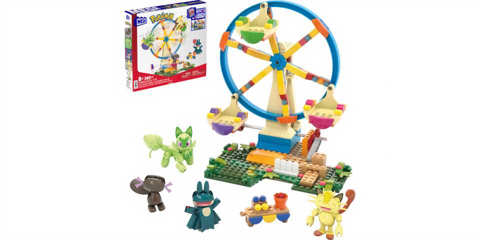 Mega Blok Pokemon Ferris Wheel Fun Set