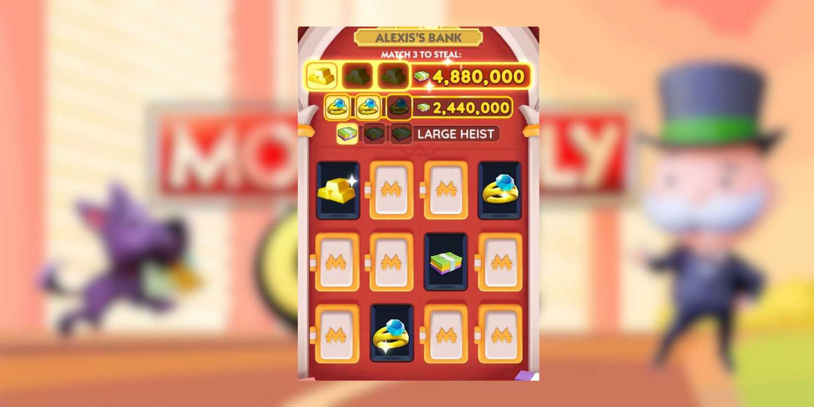 mega heist monopoly go