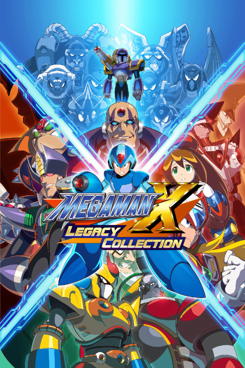 Mega Man X Legacy Collection 1 + 2 Tag Page Cover Art