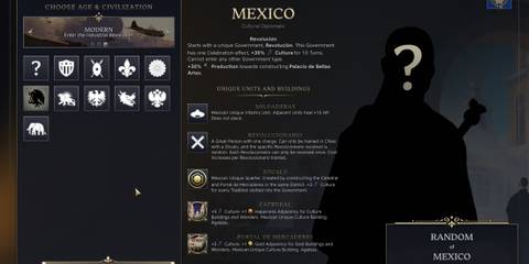 Mexico Civilization in Civ 7