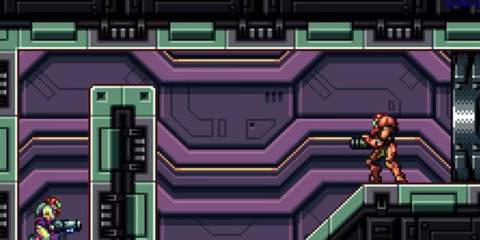 samus and sa-x facing off