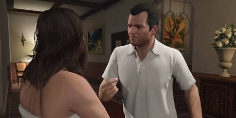 michael and Amanda arguing gta5