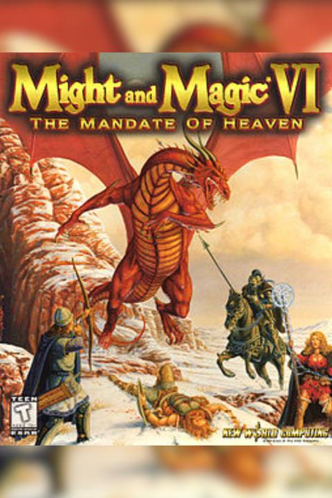 Might and Magic VI The Mandate of Heaven video game cover art tag