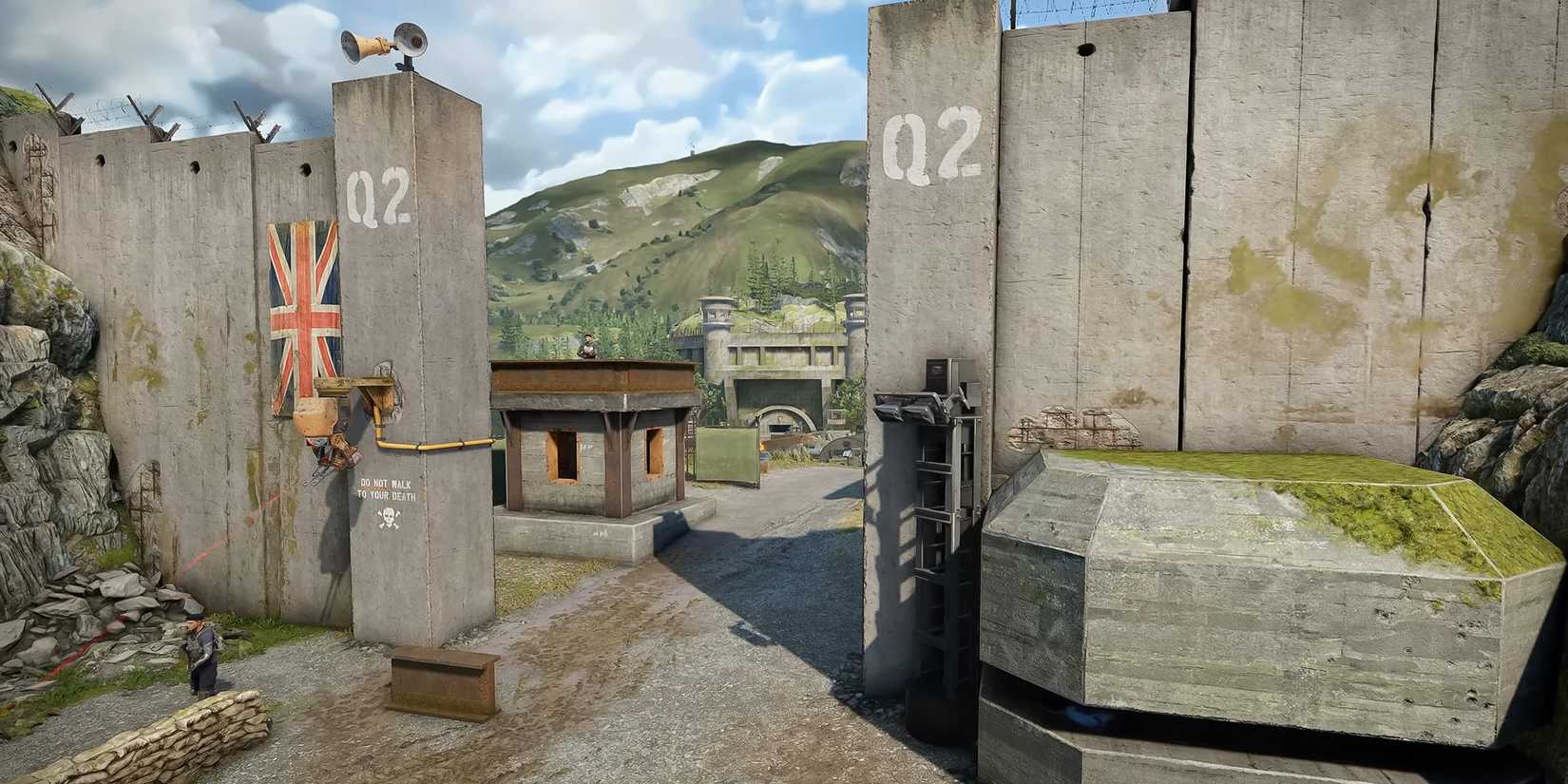 military-gate-landscape-atomfall-game-rant-advance