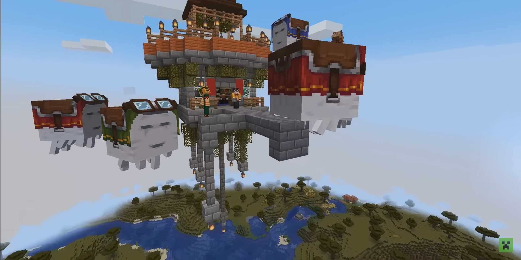 Mob Launcher Rails Minecraft Player Shares Simple Happy Ghast Launcher Design