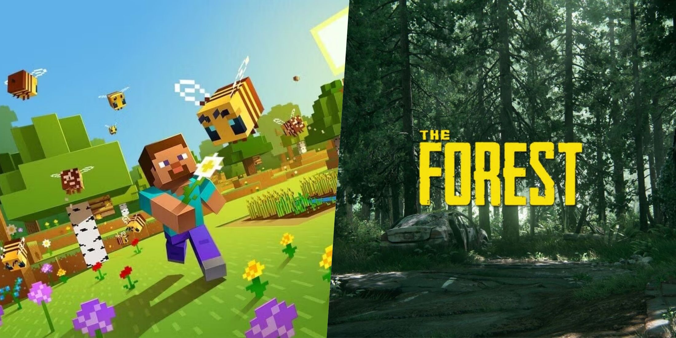 Minecraft player builds an incredible forest recreation