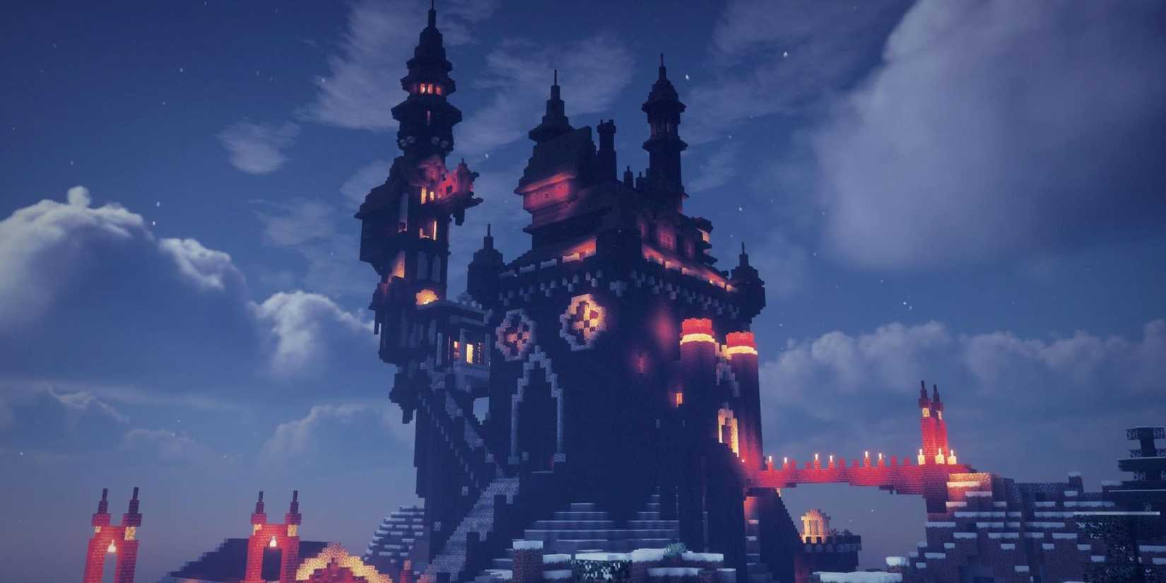 Dracula's castle recreation build