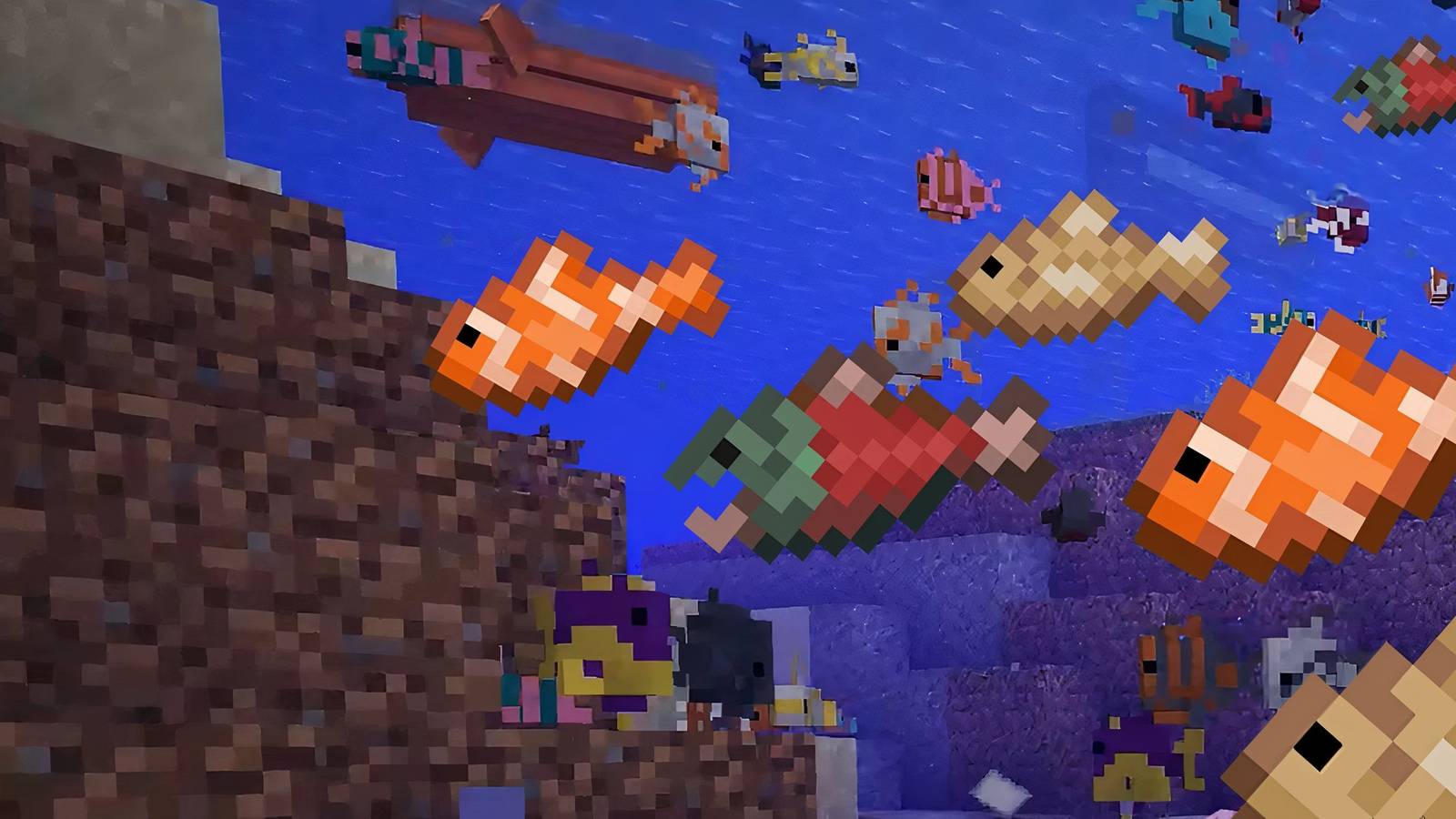Minecraft Player Shows Off Incredible Fish Collection
