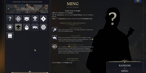 Ming Civilization in Civ 7