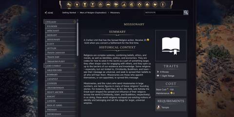 missionaries in civ 7