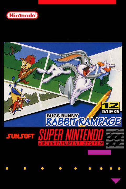 Bugs Bunny Rabbit Rampage Tag Page Cover Art