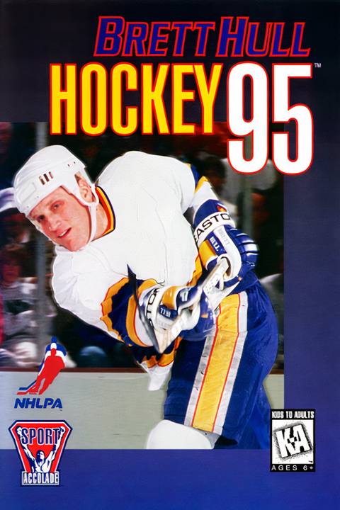 Brett Hull Hockey 95 Tag Page Cover Art